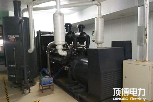 贺顶博电力签订柳州彰泰置业有限公司750KW上柴柴油发电机组